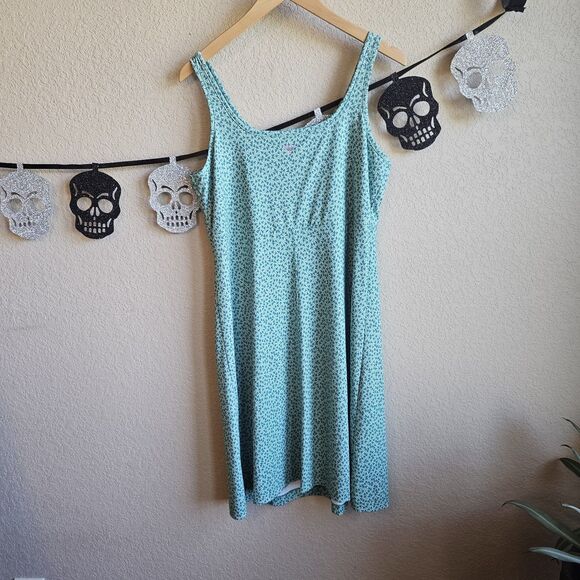 Columbia PFG Omni-freeze Green Dress large Windmills Knee Length Summer - Picture 2 of 4